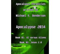 Apocalypse 2034: AI vs. Aliens & Jesus 2.0: An auto-fictional sci-fi novel by Michael A. Benderson (Apocalypse Chronicles)