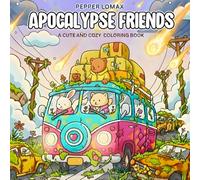 Apocalypse Friends Coloring Book: A Cute and Cozy Post-Apocalyptic Journey for Adults & Teens to Color