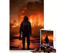 Apocalypse Survivor 1000 Piece Jigsaw Puzzles for Adults Teenagers DownTime Game Rich Color Real Challenge Wall Accent (38x26cm)