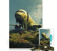 Apocalypse The Last Flight Jigsaw Puzzles for Adults 1000 Piece Recreational Game Clean Connection Pattern Assemble Table Accent (50x75cm)