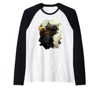 Apocalyptic City, a Lonely man Raglan Baseball Tee