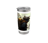 Apocalyptic City, a Lonely man Stainless Steel Insulated Tumbler