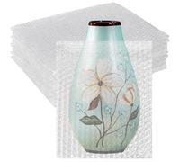 APOCHON 20Pcs Clear Bubble Bags & Pouches 14x18 inch, Protective Bubble Pouche Double Walled Flush Cut Thickening Shockproof Bubble Cushioning Wrap Bags for Packing, Shipping, Moving and Storage