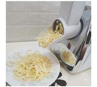 APOE Commercial Cheese Grater Electric Rotary Cheese Shredder Machine, 3 Stainless Steel Revolving Blades, Quick Shred - 1min/500g, Ideal as a Potato Grater, Vegetable Slicer, Cheese Grinder