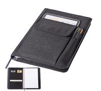 APOFFICE Journal Notebook Cover for Work, Journaling Notebooks Protector - Portfolio Organizer Compatible with Rocketbook Fusion, with Pen loop, Business Card Holder, File Pocket for accessories