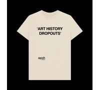 APOH Art History Dropouts Slogan Cream T-Shirt apoh Cream 2XL