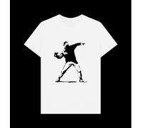 APOH Banksy Festival Cup Thrower White T-Shirt apoh White 2XL