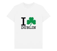 apoh I Heart Dublin Shamrock White T-Shirt | Size: Small apoh White S