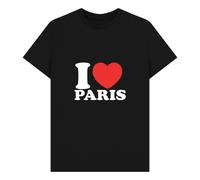 apoh I Heart Paris Black T-Shirt | Size: Large apoh Black L