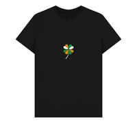 apoh Irish Flag Clover Black T-Shirt | Size: Medium apoh Black M