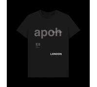 APOH London Slogan Black T-Shirt apoh Black L
