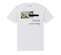 apoh Men's First Man Michelangelo T-Shirt in White | Size: 2XL apoh White 2XL