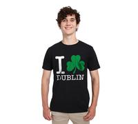 apoh Men's I Heart Dublin T-Shirt in Black | Size: Medium apoh Black M