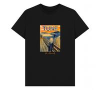 apoh Men's Munch Scream Tune Edvard Munch T-Shirt in Black | Size: 2XL apoh Black 2XL