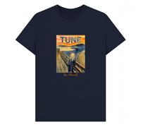 apoh Men's Munch Scream Tune Edvard Munch T-Shirt in Navy | Size: Large apoh Navy L