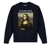 apoh Men's Selfie Da Vinci Sweatshirt in Black | Size: Large apoh Black L