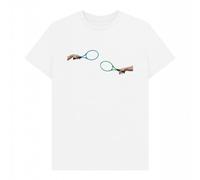 apoh Men's The Creation Of Tennis T-Shirt in White | Size: 2XL apoh White 2XL