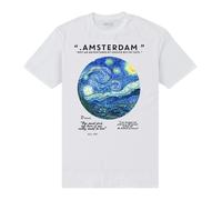 apoh Men's Van Gogh Amsterdam T-Shirt in White | Size: Medium apoh White M