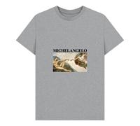apoh Michaelangelo Heather Grey T-Shirt in Light Grey | Size: XL apoh Light Grey XL