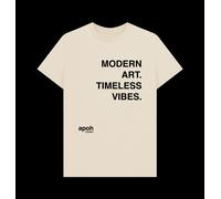 APOH Modern Art Slogan Cream T-Shirt apoh Cream S