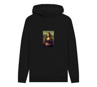 apoh Mona Lisa St.Patrick's Day Black Hoodie | Size: Small apoh Black S