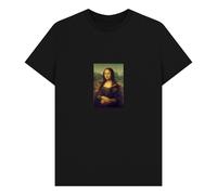 apoh Mona Lisa St.Patrick's Day Black T-Shirt | Size: Medium apoh Black M