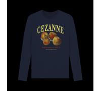 APOH Munch Christmas Shopping Navy Long Sleeve T-Shirt apoh Navy XL