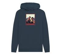 apoh Oktoberfest 'First Rodeo, Third Beer' Graphic Navy Hoodie | Size: Large apoh Navy L