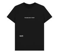 apoh Picasso Did It First Slogan Black T-Shirt | Size: Large apoh Black L