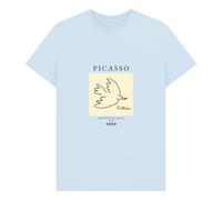 apoh Picasso Dove Light Bllue T-Shirt in Light Blue | Size: 2XL apoh Light Blue 2XL