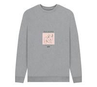 apoh Picasso Woman with Dove Heather Grey Sweatshirt in Light Grey | Size: Large apoh Light Grey L
