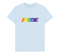 apoh Pride Slogan Graphic Blue T-Shirt in Light Blue | Size: 2XL apoh Light Blue 2XL