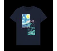 APOH Van Gogh Starry Night Collage Navy T-Shirt apoh Navy L