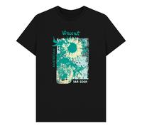 apoh Van Gogh Sunflowers Black T-Shirt | Size: Small apoh Black S