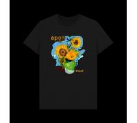APOH Van Gogh Sunflowers Bouquet Black T-Shirt apoh Black S