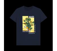 APOH Van Gogh Sunflowers Jigsaw Navy T-Shirt apoh Navy M