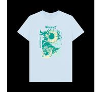 APOH Van Gogh Sunflowers Light Blue T-Shirt apoh Baby Blue S