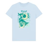 apoh Van Gogh Sunflowers Light Blue T-Shirt | Size: Medium apoh Light Blue M