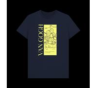 APOH Van Gogh Sunflowers Quote Navy T-Shirt apoh Navy M
