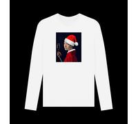 APOH Vermeer Santa Girl Pearl Earring White Long Sleeve T-Shirt apoh White S