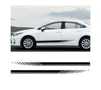 APOINBV Car Stickers,for KIA Rio Drive/Motion/Active/GT Line PVC Waterproof Luxury Car Stickers,Side Strip Adhesive Strips,Car Side Stickers,Hood Stripe Stickers