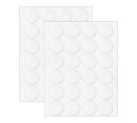 Apojgitn 96pcs Non-Slip Silicone Grips for Quilting Templates, Creative Grids Quilting Rulers for Sewing Supplies, Sock Stop Anti Slip Adhesive, Semi Transparent Grips Sticker