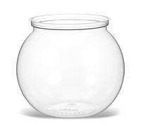 Apojgitn Mini Plastic Fish Bowl, 27 oz Decorative Fish Bowls Unbreakable Plastic Betta Fishes Tank Clear Round Desktop Vases Bowls for Home Decor, Centerpiece Vases, Candy, Party Favors