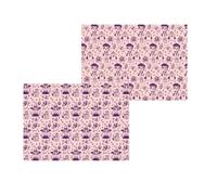 Apol Purple Pink Halloween Wrapping Paper，4 Sheets Girl & Boys Witch Cat Magic Potion Pumpkin Ghost Kids Gift Wrap Paper for Halloween Party Trick or Treat Nightmare Christmas,20x28 Inches