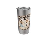 Apol0getic Strike Close Combat Concept Retro Vision Stainless Steel Insulated Tumbler