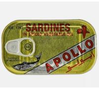Apolllo Sardines in Chilli Oil, 125g, Pack of 10