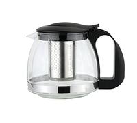 1100ml Stainless Steel Heat Resistant Glass Teapot Infuser Flower Tea Leaf Maker