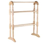 APOLLO 1-Piece 63 x 78 x 30 cm Hevea Towel Rail Natural