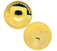 Apollo 11 Astronaut Challenge Coin, National Aeronautics & Space Administration Coins (Golden)