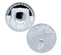 Apollo 11 Astronaut Challenge Coin, National Aeronautics & Space Administration Coins (Silvery)